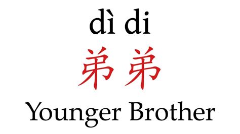 younger brother in chinese.